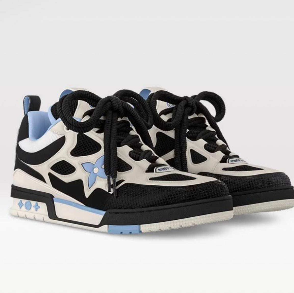 LV SKATE SNEAKERS - BLACK & BLUE