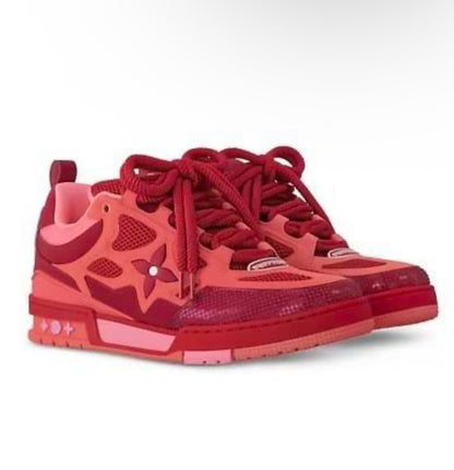 LV SKATE SNEAKERS - RED