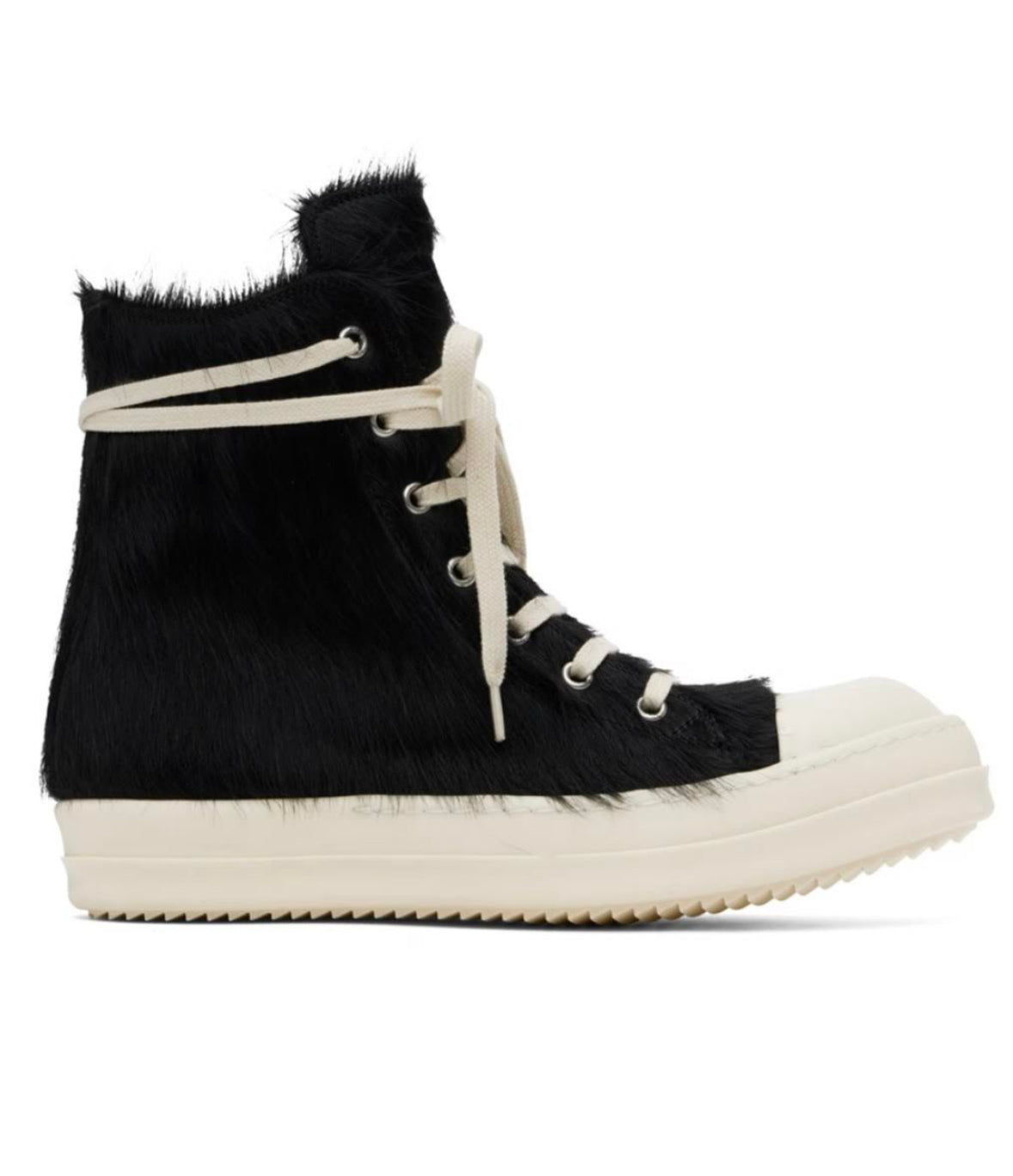 RICK HIGH TOPS - BLACK FUR