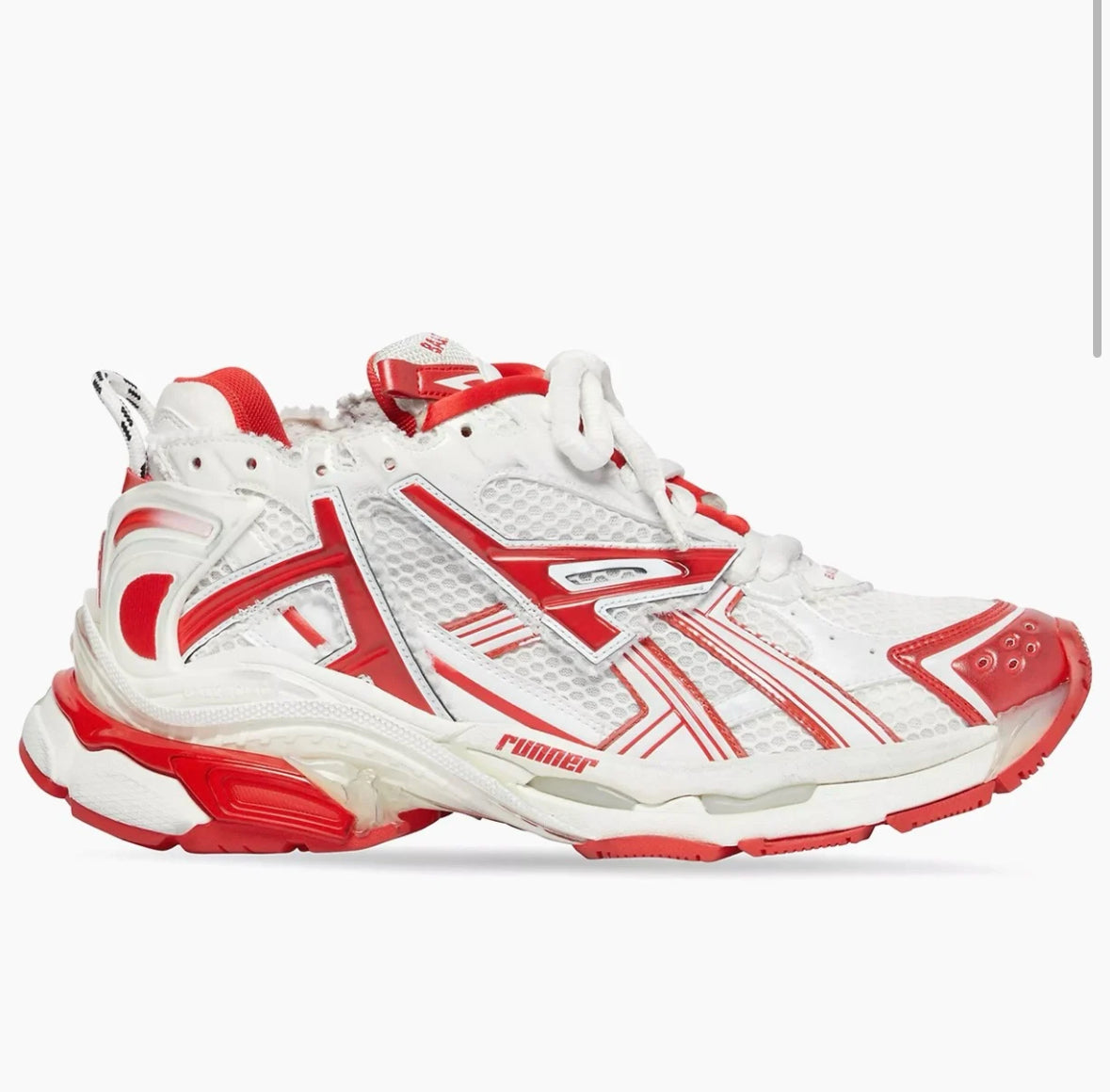 BB RUNNERS - WHITE & RED