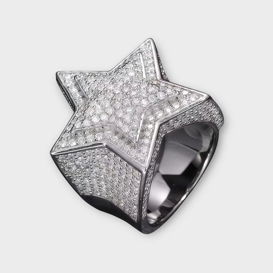 Star Moissanite Ring