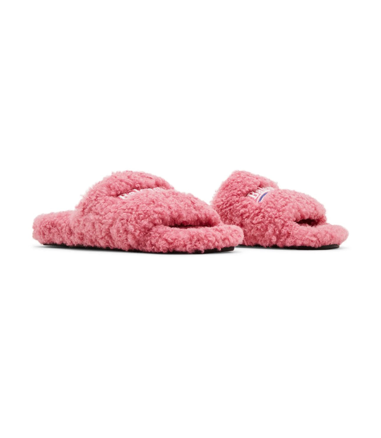 BB FUR SLIDES - PINK
