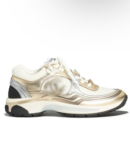 CH*NEL SNEAKERS - GOLD