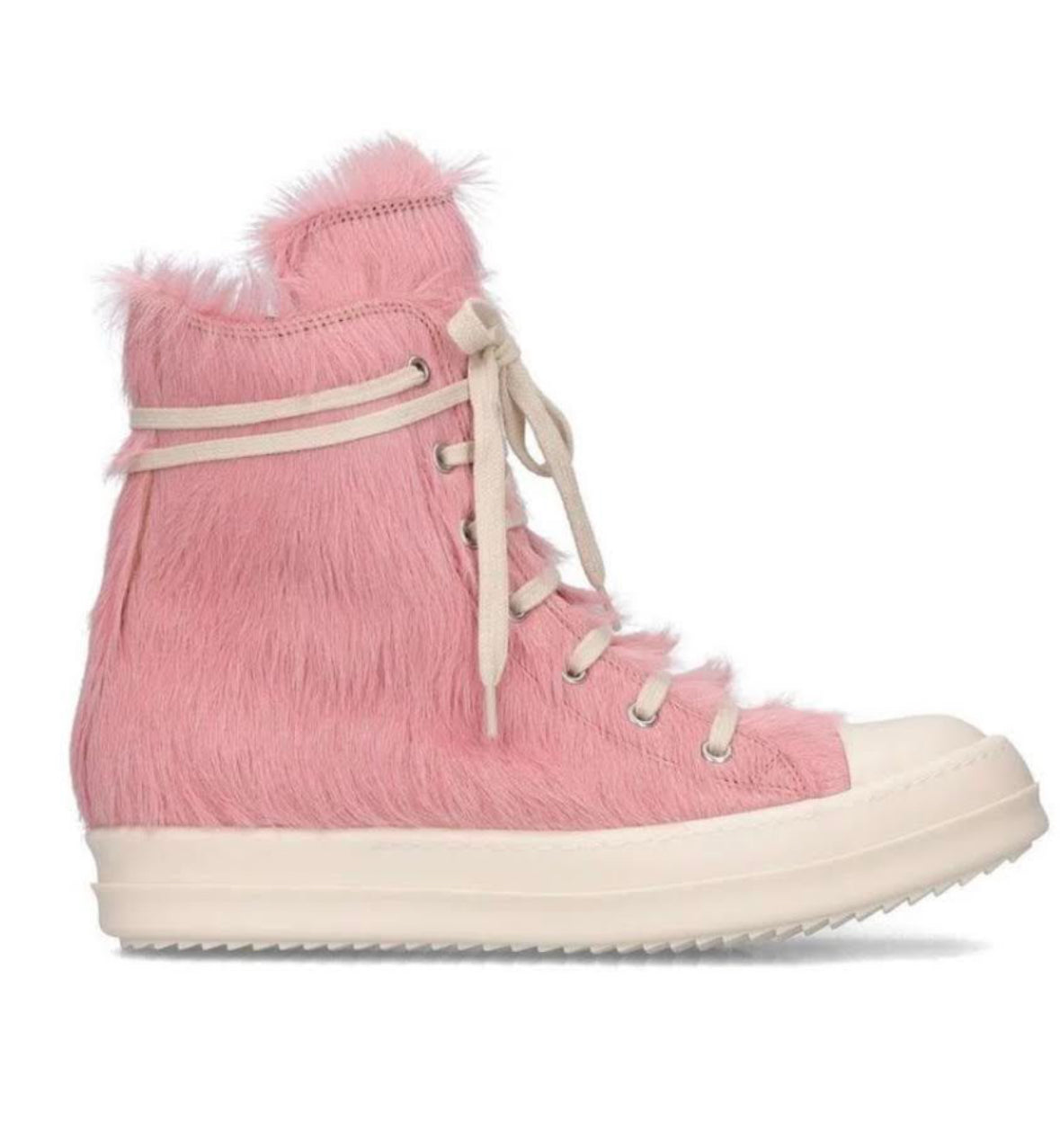 RICK HIGH TOPS - PINK FUR