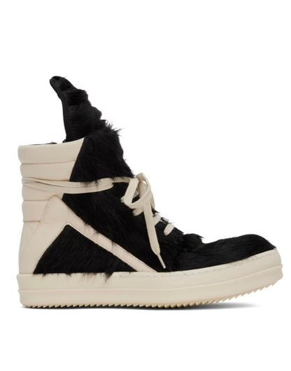RICK HIGH TOPS - BLACK FUR