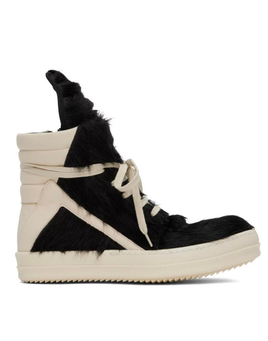 RICK HIGH TOPS - BLACK FUR