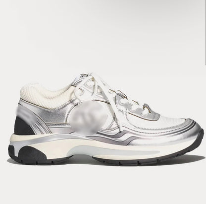 CH*NEL SNEAKERS - SILVER