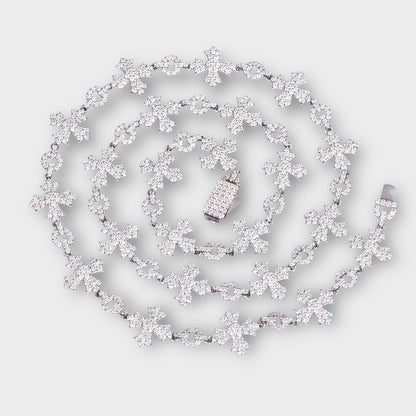 Moissanite Cross Style Chain